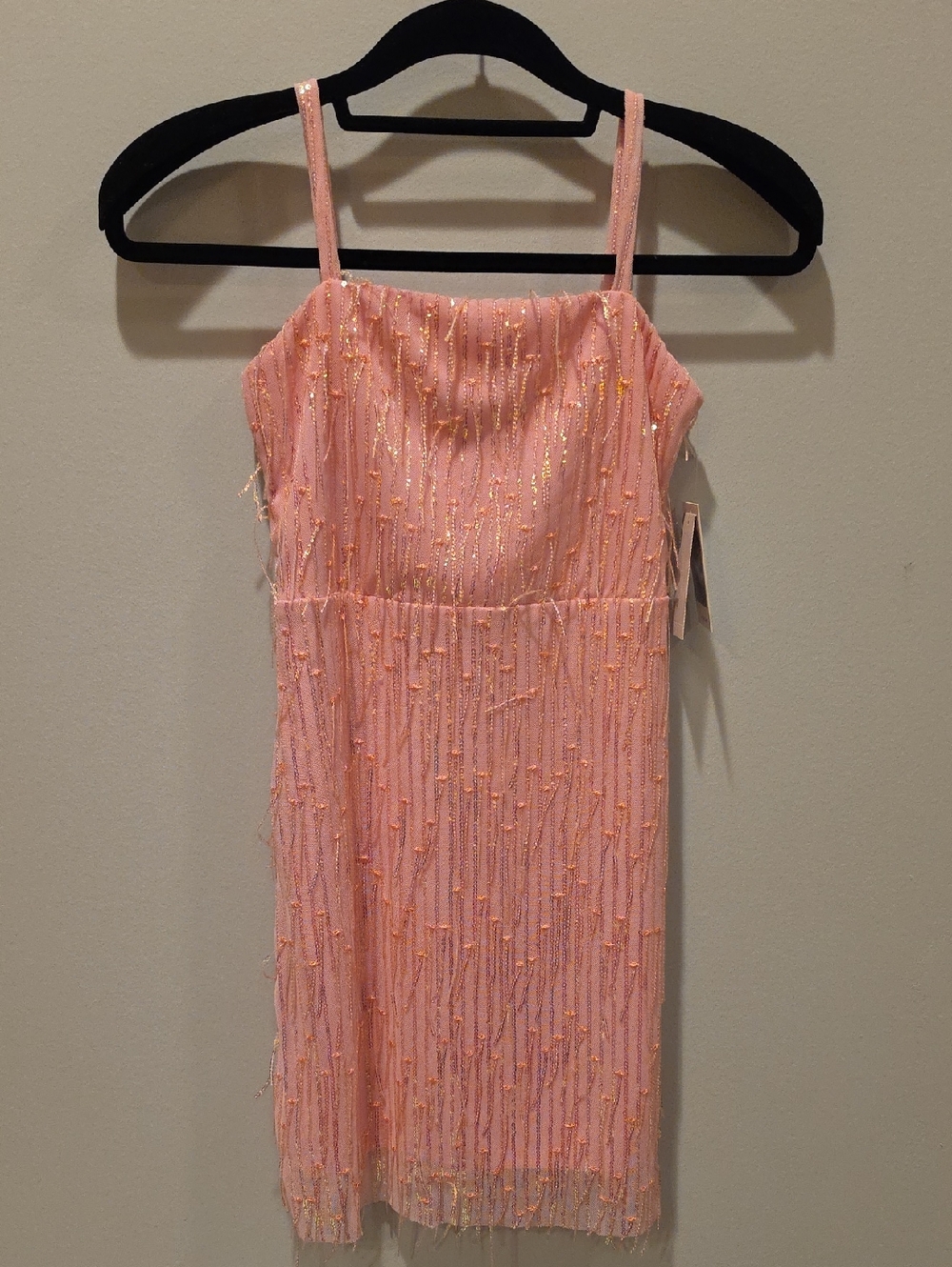Nordstrom Pink Beaded Dress by Nickie Lew Size 10 NWT - Picture 2 of 11
